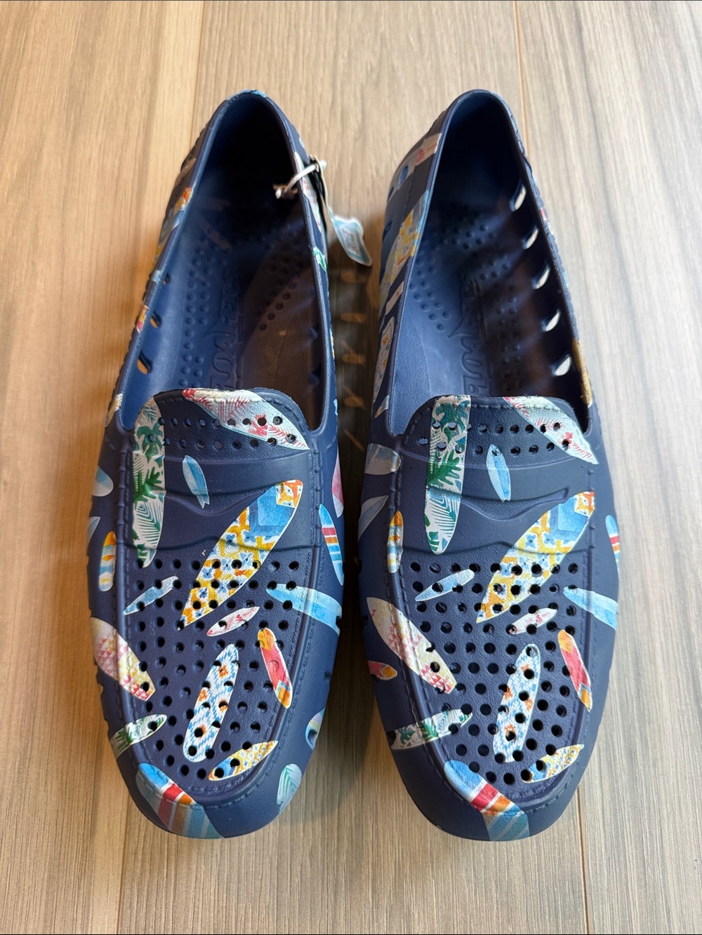 New Floafers Men's Navy Country Club Driver Water Loafers Size 13